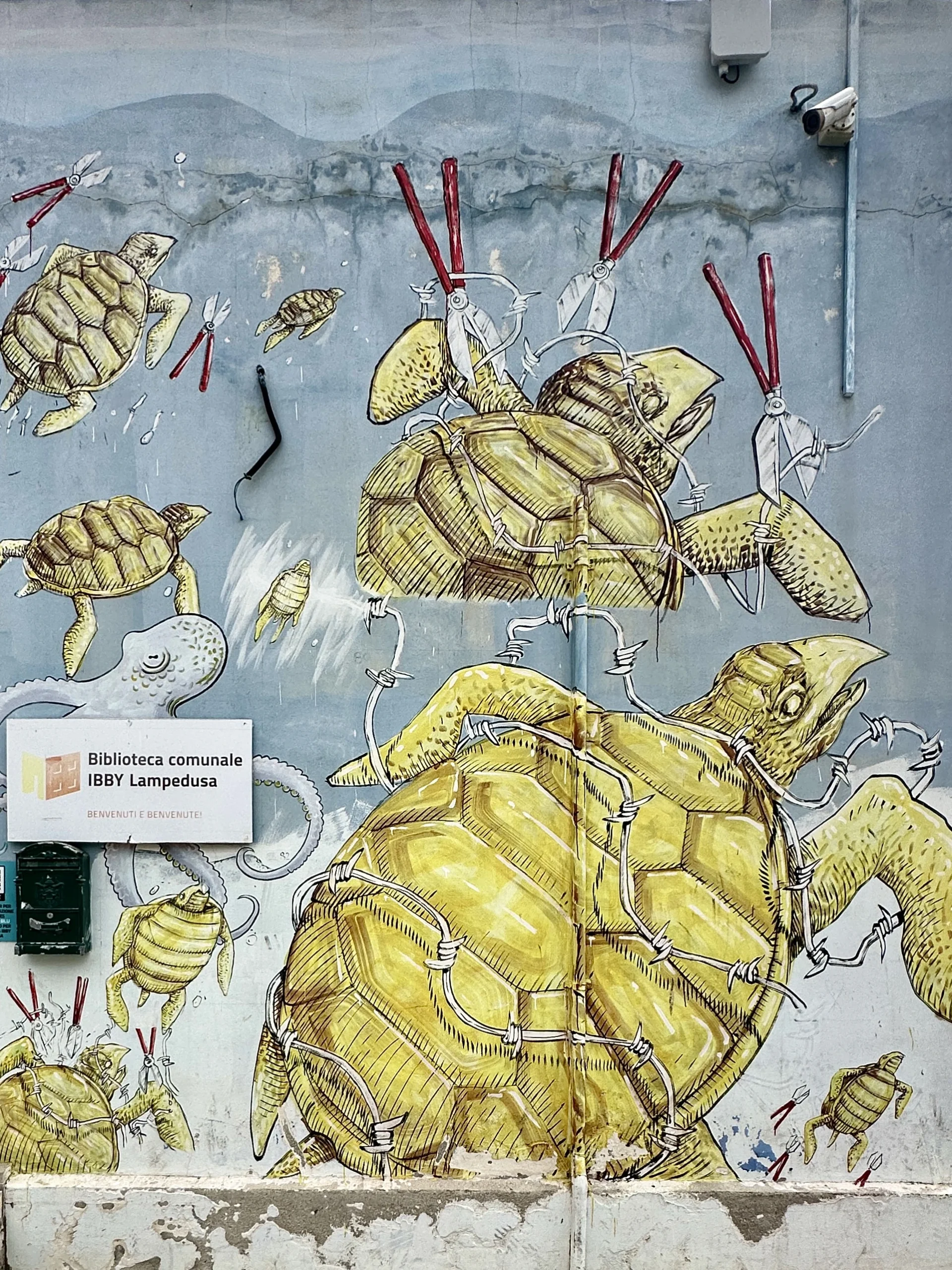 Murales a Lampedusa
