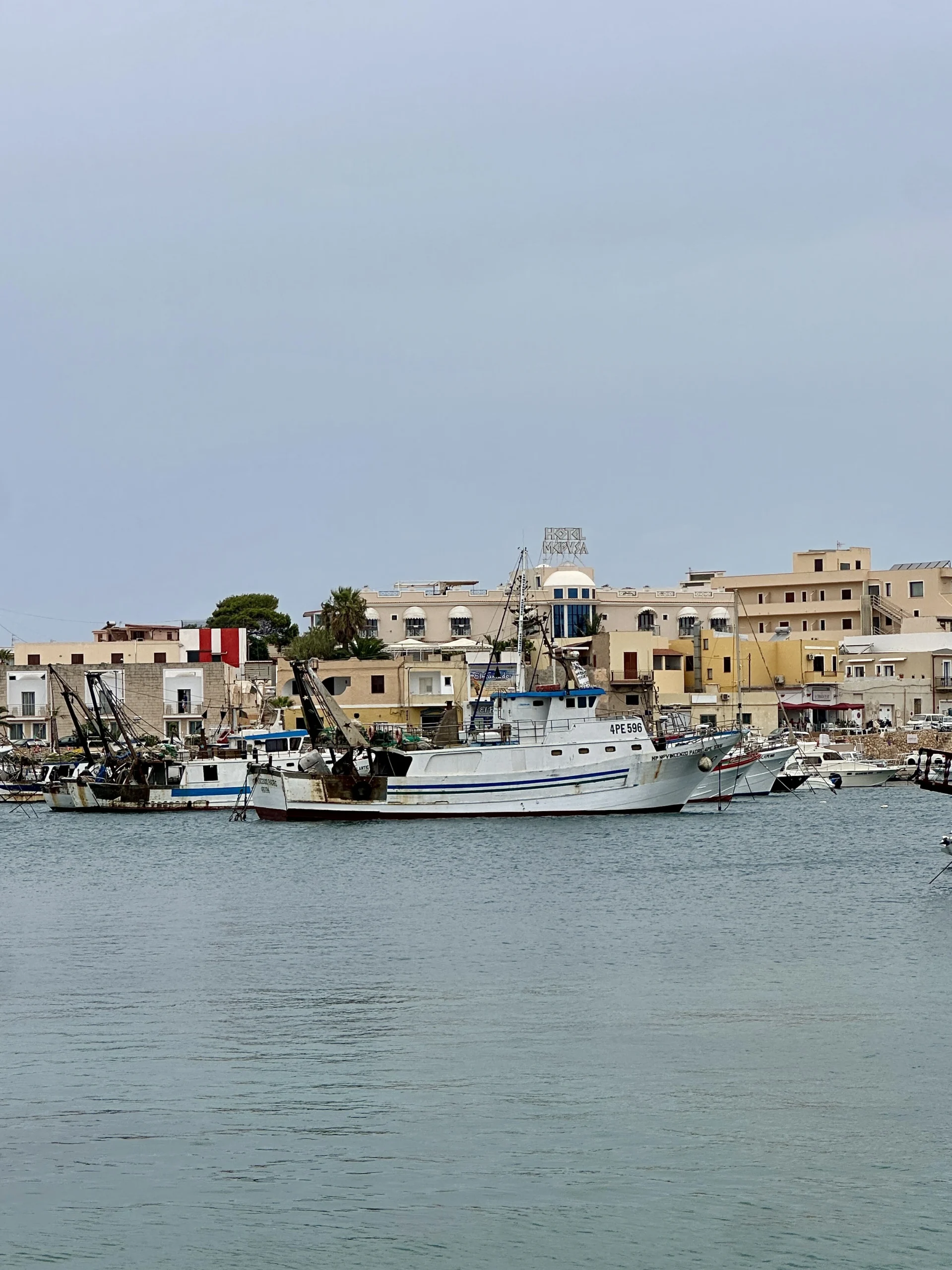 Lampedusa vista dal mare